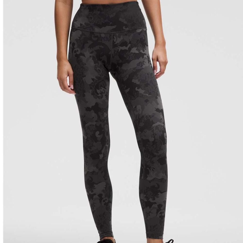 Lululemon NWT Wunder Train High-Rise Tight 28" Hidden Heritage Lace Size 2